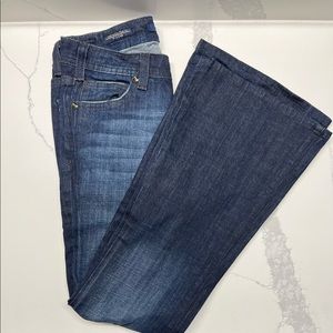 Vigoss Studio The Nolita Flare Blue Jeans Size 26 (1/2) Womens Style # P20430RK